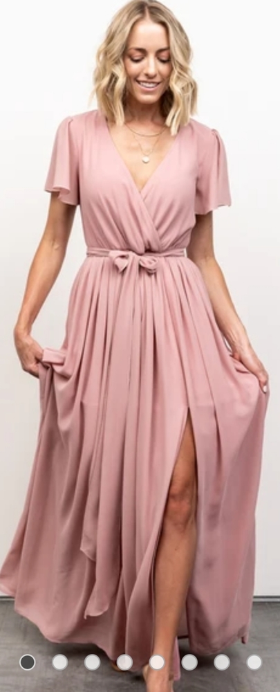Baltic Born Kristina Maxi Dress in Dusty Rose